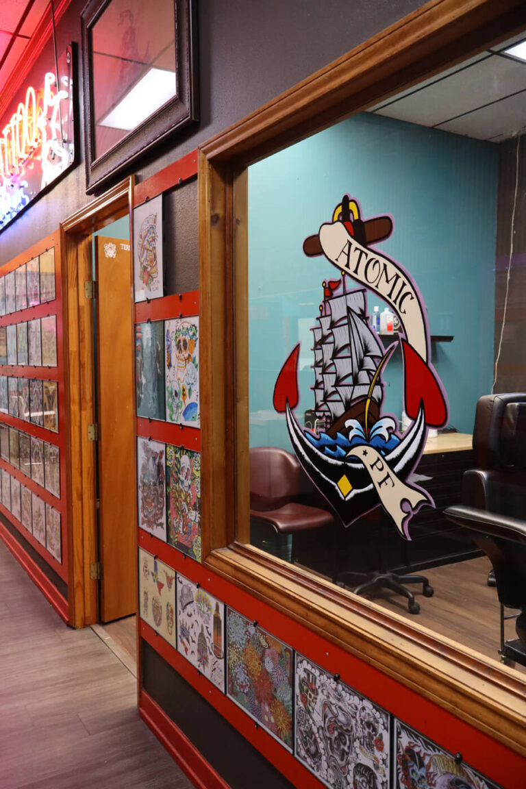 Atomic Tattoo and Piercing: Pflugerville location near Austin, Texas