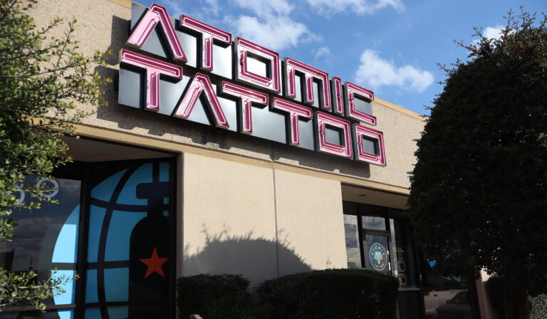 Atomic Tattoo and Piercing: Pflugerville location near Austin, Texas