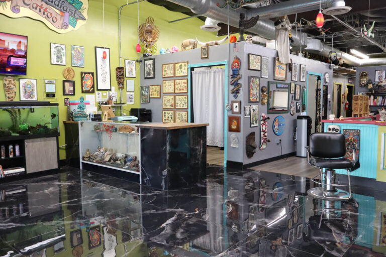 Atomic Tattoo and Piercing: Research location in Austin, Texas